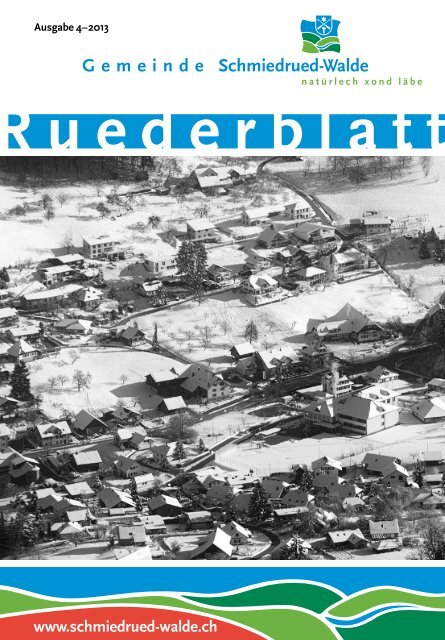 Ruederblatt – 4. Ausgabe 2013 im Dezember - Gemeinde ...