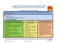 Team Leadership - State of California