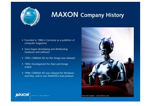 MAXON Computer GmbH - Digital Media