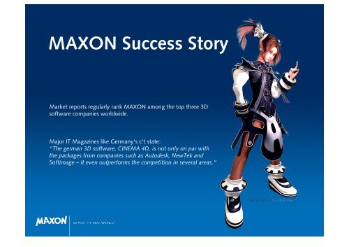 MAXON Computer GmbH - Digital Media