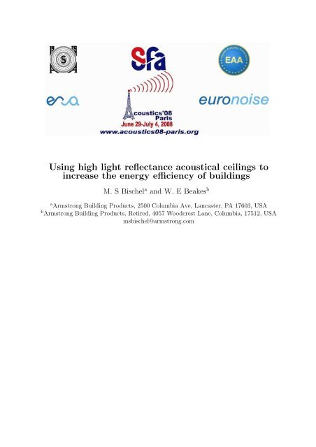 Using High Light Reflectance Acoustical Ceilings To Increase The