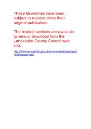 BHS Guidelines for Site Selection (PDF 4.9mb) - Lancashire County ...