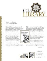 legacy of a leader alison bunting, 1970-2002 - UCLA Library