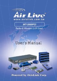 User's Manual - AirLive
