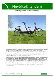 Meybike® tandem - Pestman Import