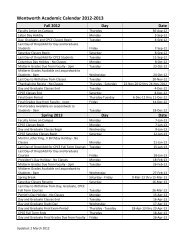 Academic Calendar 2012-13