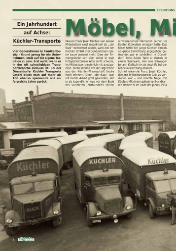 Ein Jahrhundert auf Achse - KÜCHLER Transporte GmbH