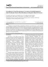 Use of Brewer's Yeast Saccharomyces cerevisiae as Growth ...