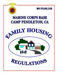 Rules & Regulations - Marine Corps Base Camp Pendleton