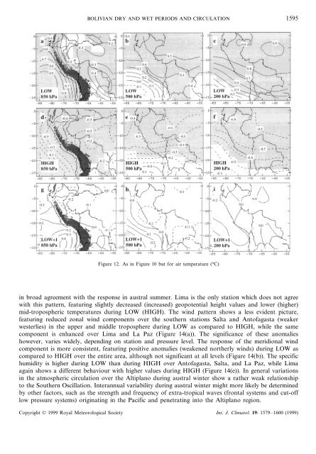 Atmospheric circulation over the Bolivian Altiplano during ... - CDAM