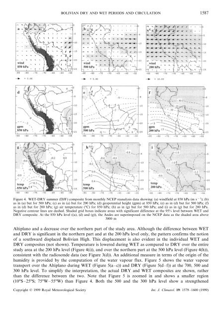 Atmospheric circulation over the Bolivian Altiplano during ... - CDAM
