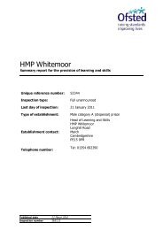 HMP Whitemoor - Inside Time