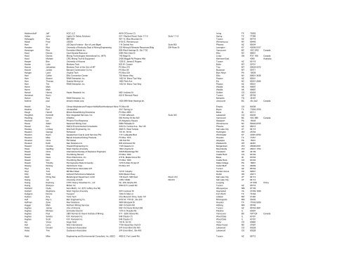 Post Show - Full Attendee List - 03 15 2010 (2).xlsx - SME