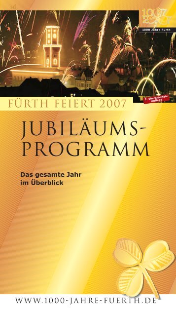 JubilÃ¤umsprogramm Teil 1 - 1000 Jahre FÃ¼rth