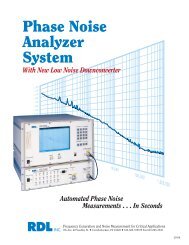 Phase Noise Analyzer System - Liberty Test Equipment