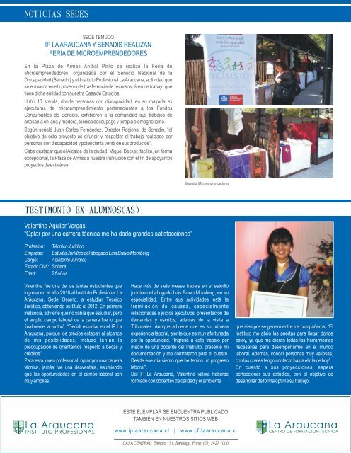 Observa digital - Instituto Profesional - La Araucana