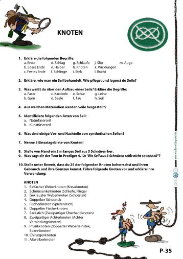 p-35 knoten - die Pfadfinder der Adventjugend in Deutschland