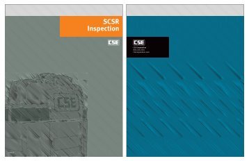 SCSR Inspection Manual - CSE Corporation