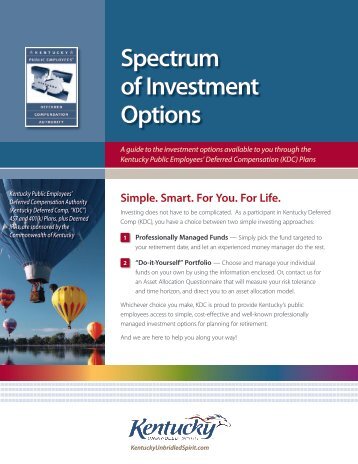 Spectrum of Investment Options - Nationwide Retirement Solutions