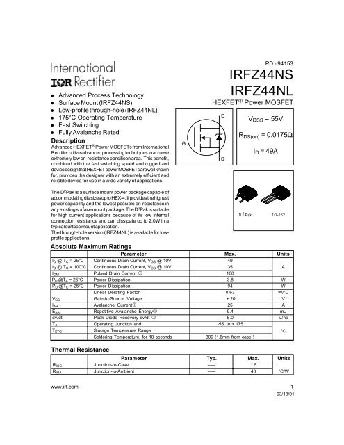 DATASHEET SEARCH SITE | WWW.ALLDATASHEET.COM