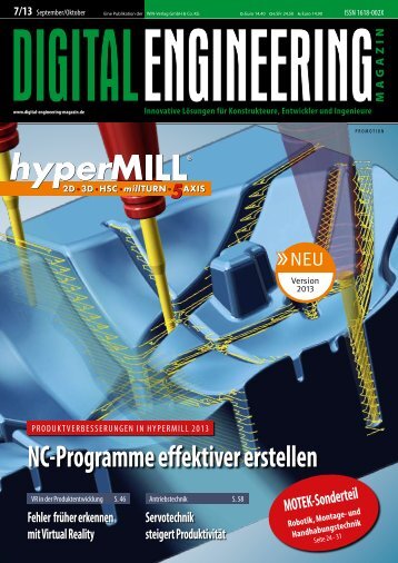 NC-Programme effektiver erstellen - Digital Engineering Magazin