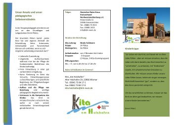 Flyer Kinderkrippe Holzhafen - Kreisverband Nordwestmecklenburg ...