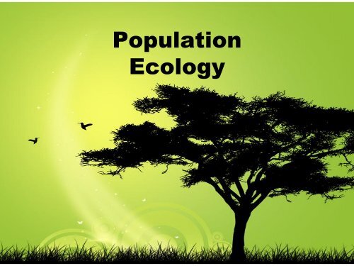 Population Ecology - ibiocideb