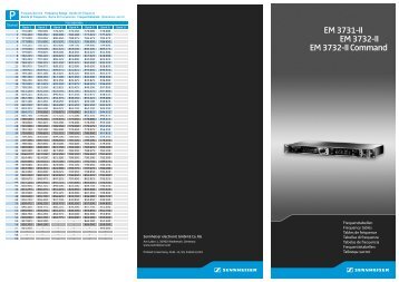 Frequenztabellen_EM 3732-II_inkl N-GB.fm - Sennheiser