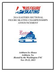 2014 EASTERN SECTIONAL FIGURE SKATING ... - US Figure Skating