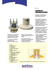 Soupape de Decharge NEYRTEC - hydrostec