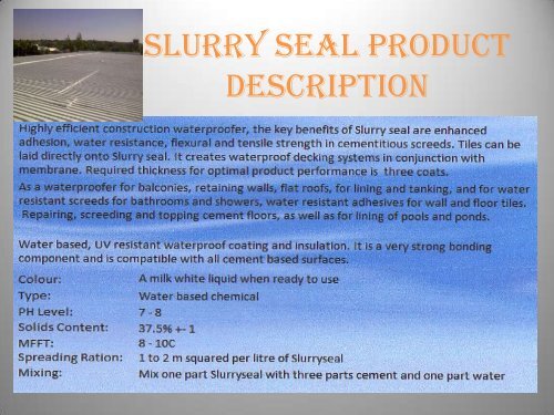 Slurry Seal - Sealcraft