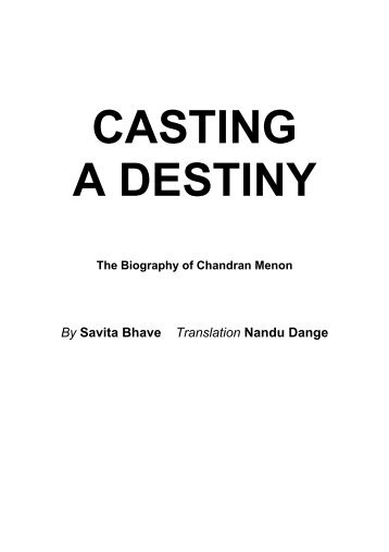 By Savita Bhave Translation Nandu Dange