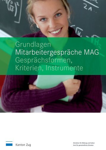 Grundlagen Mitarbeitergespräche MAG Gesprächs ... - IQES online