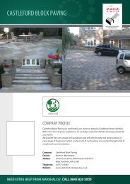 CASTLEFORD BLOCK PAVING - Marshalls