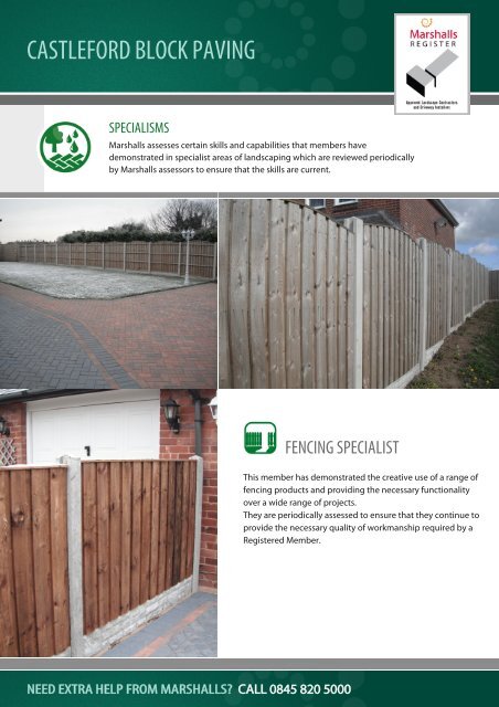 CASTLEFORD BLOCK PAVING - Marshalls