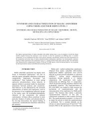 synthesis and characterization of maleic anhydride copolymers and ...