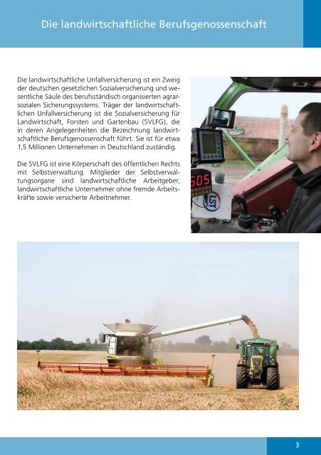 Landwirtschaftliche Unfallversicherung Aufgaben ... - SVLFG