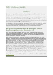 NL 13 / Juni - Tiergestützte Pädagogik I Therapie I soziale Arbeit am ...