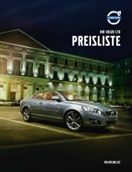 Preisliste Volvo C70.pdf - Schwabengarage AG