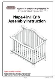 Crib Bed Assembly Instructions Bellini