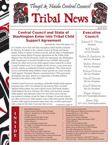 April 2011 - Central Council Tlingit Haida Indian Tribes of Alaska