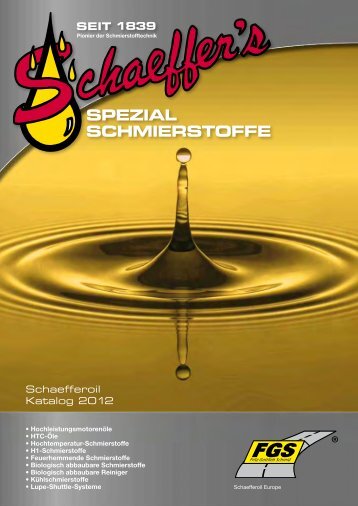 Schaefferoil Katalog 2012 - FGS GmbH