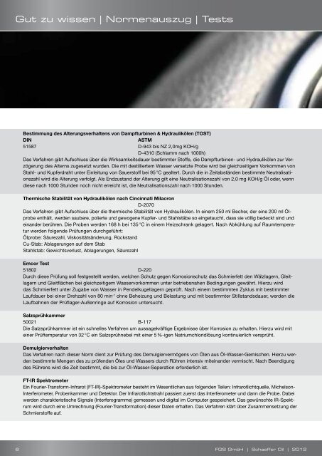 Schaefferoil Katalog 2012 - FGS GmbH