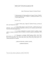 CIRCULAR NÂº 029 de 20 de dezembro de 1991 Aprova ... - Susep