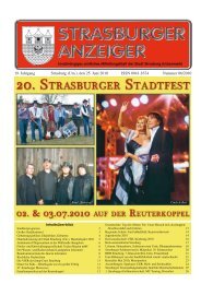 19. Jahrgang Strasburg (Um.), den 25. Juni 2010 ... - Schibri-Verlag
