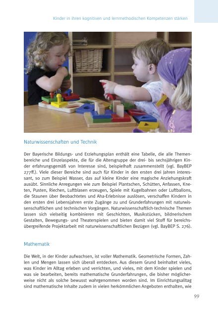 Bildung, Erziehung und Betreuung von Kindern in den ... - Bayern