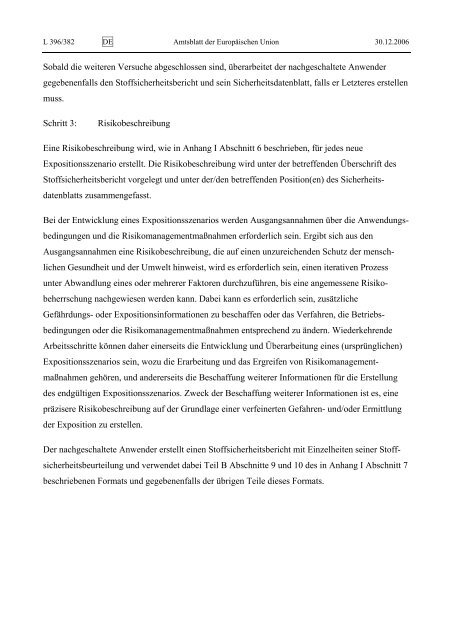 (Veröffentlichungsbedürftige Rechtsakte) VERORDNUNG (EG) Nr ...