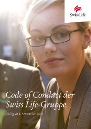 Code of Conduct der Swiss Life-Gruppe