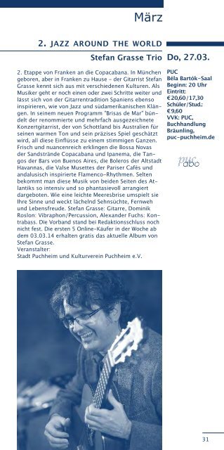 Puchheim - Kulturamt im PUC