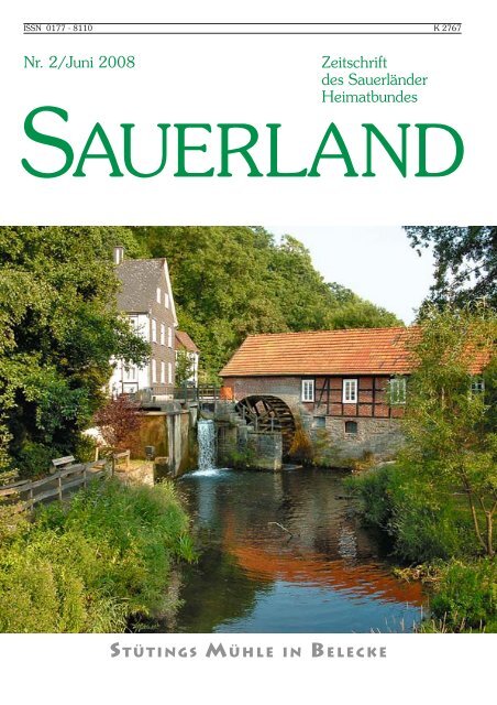 Umbruch_1_2008:Sauerland Zeitschrift - Sauerländer Heimatbund ...